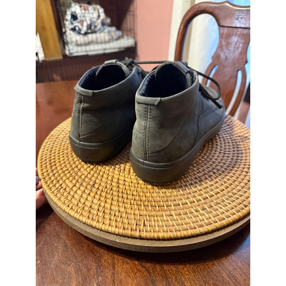 Ecco Soft 7 Tred Hydromax Mens Gray Nubuck Leather Chukka Sneaker Boots 43 9-9.5 - Picture 8 of 10